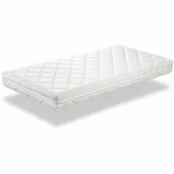 DORMALIT Matelas BEBE CARAMEL 57X117 Epaisseur 11 CM - Noyau En Mousse Perforee Anti Bacterien