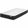 BELIANI Matelas En Tissu Blanc 80x200 - Blanc