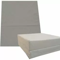 COUPEY Matelas Pliant 90x190cm 8cm - Blanc