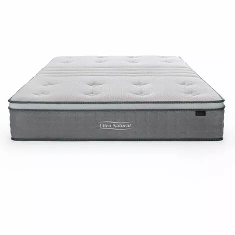 MOBILIER DECO HYBRID NATURE - Matelas Hybride 160 X 200 X 29 Cm Soie Et Ressorts Ensachés - Blanc 4 MOBILIER DECO HYBRID NATURE - Matelas Hybride 160 X 200 X 29 Cm Soie Et Ressorts Ensachés - Blanc – Image 4
