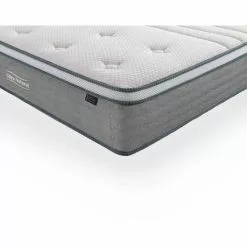 MOBILIER DECO HYBRID NATURE - Matelas Hybride 140 X 190 X 29 Cm Soie Et Ressorts Ensachés - Blanc -Matelas Boutique 25003308 5