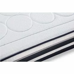 KIMBED Matelas Viscoélastique 80x190 Cm - 26 Cm D'épaisseur - Noyau Oxitex VOLGA