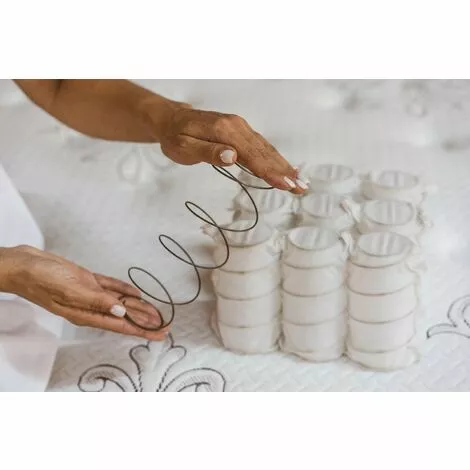 BATFLEX Matelas 140x190 H22 Ressorts Ensachés Et Mémoire De Forme 50D - KORIS - Epaisseur 22 Cm - Soutien Ferme - Matelas à Mémoire + 800 Ressorts Ensachés + Mousse Ergonomique 25D - 9 Zones De Confort - La Couleur Peut Changer - La Couleur Peut Changer 4 BATFLEX Matelas 140x190 H22 Ressorts Ensachés Et Mémoire De Forme 50D - KORIS - Epaisseur 22 Cm - Soutien Ferme - Matelas à Mémoire + 800 Ressorts Ensachés + Mousse Ergonomique 25D - 9 Zones De Confort - La Couleur Peut Changer - La Couleur Peut Changer – Image 4