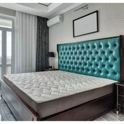 BATFLEX Matelas 140x190 H25 MEMONUIT - Matelas En Mémoire De Forme Et Mousse Polyuréthane - Soutien équilibré - Antibactérien -Hypoallergénique - Orthopédique - La Couleur Peut Changer - La Couleur Peut Changer