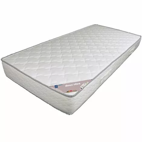 LITERIEJULIEN Matelas 90x200 X 18 Cm + Oreiller Visco - Ferme - Aertech+ 30 Kg/m3 HR Dernière Génération - Très Respirant 1 LITERIEJULIEN Matelas 90x200 X 18 Cm + Oreiller Visco - Ferme - Aertech+ 30 Kg/m3 HR Dernière Génération - Très Respirant