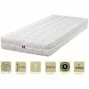 LITERIEJULIEN Matelas Face été Latex Naturel 80 Kg/m3 Face Hiver Mémoire De Forme 60 Kg/m3 80x190 X 21 Cm Souple - Déhoussable Housse Lavable - 7 Zones De Confort