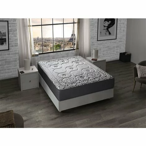 DORMALIT Matelas 90X180 VERSAILLES Epaisseur 22 CM - Mousse Haute Densite - Mousse Adaptative - Sytsteme Multi-Zones De Confort 2 DORMALIT Matelas 90X180 VERSAILLES Epaisseur 22 CM - Mousse Haute Densite - Mousse Adaptative - Sytsteme Multi-Zones De Confort – Image 2