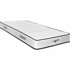 LITERIEJULIEN Matelas Mathieu A Ressorts Ensaches + 3,5 Cm De Latex 75 Kg/m3 - 70x190 Hauteur +/- 20,5 Cm - Accueil Moelleux - Soutien Equilibre - 5 Zones De Confort - Hypoallergenique