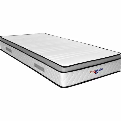 LITERIE JULIEN Matelas Marie A Ressorts Ensaches + 3,5 Cm Latex Naturel à 70 % En 75 Kg/m3 - 80x200 Hauteur +/- 25,5 Cm - Accueil Moelleux - Soutien Ferme + Oreiller Visco - 5 Zones De Confort - Hypoallergenique 1 LITERIE JULIEN Matelas Marie A Ressorts Ensaches + 3,5 Cm Latex Naturel à 70 % En 75 Kg/m3 - 80x200 Hauteur +/- 25,5 Cm - Accueil Moelleux - Soutien Ferme + Oreiller Visco - 5 Zones De Confort - Hypoallergenique
