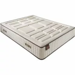 AZNAR Matelas Hr Cotton Avec Visco 27 Cm Extra Ferme Respirant | 90x182 Cm