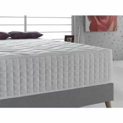 DAGOSTINO HOME Matelas 090x190 "CESAR" | Mémoire De Forme Orthopédique | Hauteur 30 Cm |7 Zones De Confort | Orthopédique Et Réversible (Côté Hiver - Côté Été) - Blanc -Matelas Boutique 29105099 3