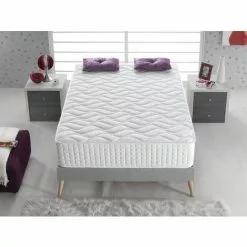 DAGOSTINO HOME Matelas 090x190 "CESAR" | Mémoire De Forme Orthopédique | Hauteur 30 Cm |7 Zones De Confort | Orthopédique Et Réversible (Côté Hiver - Côté Été) - Blanc -Matelas Boutique 29105099 4