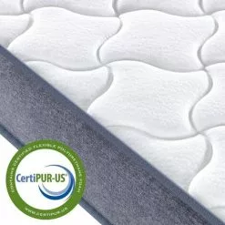 Matelas DEWINNER 90x190cm,Ressorts Ensachés+Mousse Mémoire,Epaisseur 20cm - Blanc 7 Matelas DEWINNER 90x190cm,Ressorts Ensachés+Mousse Mémoire,Epaisseur 20cm - Blanc -Matelas Boutique 29804379 3