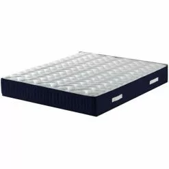NUITS D'OR Matelas Benjamin A Ressorts + 3,5 Cm Memoire De Forme 75 Kg/m3 + Alese 80x190 Hauteur +/- 30,5 Cm - Accueil Moelleux - Soutien Ferme + Oreiller Visco - 7 Zones De Confort - Hypoallergenique