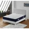 LITERIEJULIEN Matelas Benjamin A Ressorts Ensaches + 3,5 Cm Latex Naturel à 70 % En 75 Kg/m3 - 90x200 Hauteur +/- 30,5 Cm - Accueil Moelleux - Soutien Ferme - 5 Zones De Confort - Hypoallergenique