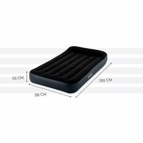 Matelas Gonflable électrique Intex Pillow Rest Fiber Tech 1 Place 3 Matelas Gonflable électrique Intex Pillow Rest Fiber Tech 1 Place – Image 3