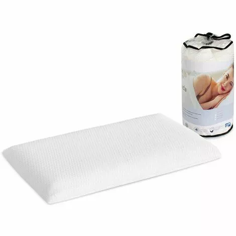 DORMALIT Pack 2 Oreiller Enfant 6 CM Confort 70X35 - Mousse A Memoire De Forme. Dehoussable. Ergonomique. Son Premier Oreiller 1 DORMALIT Pack 2 Oreiller Enfant 6 CM Confort 70X35 - Mousse A Memoire De Forme. Dehoussable. Ergonomique. Son Premier Oreiller