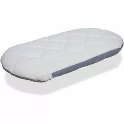 DORMALIT Matelas De Couffin 78x36 Respirant Epaisseur 6 CM 2 In 1:Matelas Pour Landau,Nacelle,Berceau + Protege Matrelas Dehoussable, Lavable, Adaptable