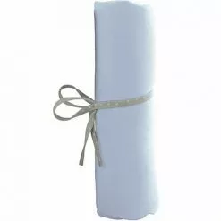 POREE HAVLIK Drap Housse Jersey Extensible Lit 40x80 Cm Bleu Ciel - Bleu