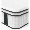 LITERIEJULIEN Matelas Sasha A Ressorts Ensaches + 3,5 Cm Latex Naturel à 70 % En 75 Kg/m3 - 90x190 Hauteur +/- 30,5 Cm - Accueil Moelleux - Soutien Ferme - 5 Zones De Confort - Hypoallergenique