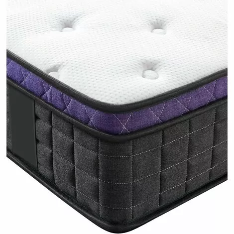 KINGOFDREAMS Matelas Brandi A Ressorts + 3 Cm Latex Naturel à 70 % En 75 Kg/m3 + Alese 70x190 Hauteur +/- 25 Cm - Accueil Moelleux - Soutien Equilibre + Oreiller Visco - 5 Zones De Confort - Hypoallergenique 1 KINGOFDREAMS Matelas Brandi A Ressorts + 3 Cm Latex Naturel à 70 % En 75 Kg/m3 + Alese 70x190 Hauteur +/- 25 Cm - Accueil Moelleux - Soutien Equilibre + Oreiller Visco - 5 Zones De Confort - Hypoallergenique