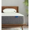 LITERIEJULIEN Matelas Madison A Ressorts Ensaches + 3,5 Cm Latex Naturel à 70 % En 75 Kg/m3 + Alese 80x200 Hauteur +/- 25 Cm - Accueil Moelleux - Soutien Equilibre + Oreiller Visco - 5 Zones De Confort - Hypoallergenique