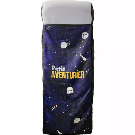 TEXTILE ENFANT LIT GONFLABLE ENFANT PETIT AVENTURIER 160X60CM 2 TEXTILE ENFANT LIT GONFLABLE ENFANT PETIT AVENTURIER 160X60CM – Image 2