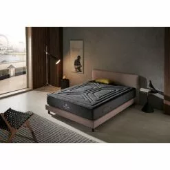 SIMPUR RELAX - Matelas Dame Nuit 140x200-Soutien Ferme évolutif-Ressorts Ensachés Deep Spring & Mémoire De Forme HR-25cm D'Epaisseur-avec Zones Confort Profilée-Soutien Morphologique à Fermeté Progressive-100% Qualité-Satisfaction.
