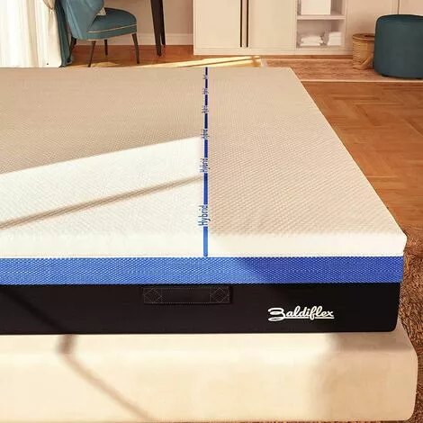Baldiflex Matelas BROS 70 X 200 Cm Mousse à Mémoire Et Ressorts Ensaches Technologie Hybride Multi Densité Soutien Moyen Elevee Épaisseur 25 Cm 3 Baldiflex Matelas BROS 70 X 200 Cm Mousse à Mémoire Et Ressorts Ensaches Technologie Hybride Multi Densité Soutien Moyen Elevee Épaisseur 25 Cm – Image 3