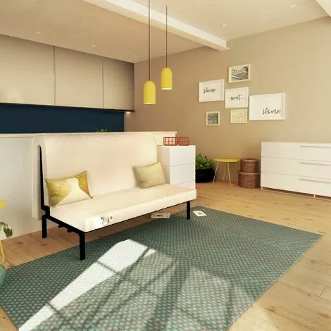 Baldiflex Matelas BZ 90 X 200 Cm Pour Canapé Lit En Mousse Et Mousse à Mémoire De Forme Épaisseur 10 Cm Tissu Strech Très Résistant Soutien Moyen 3 Baldiflex Matelas BZ 90 X 200 Cm Pour Canapé Lit En Mousse Et Mousse à Mémoire De Forme Épaisseur 10 Cm Tissu Strech Très Résistant Soutien Moyen – Image 3