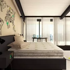 Baldiflex Matelas En Mousse à Mémoire De Forme 25 Cm Duck Avec Rêvetement En Tissu Aloe Vera 80 X 190 Cm -Matelas Boutique 39922639 3