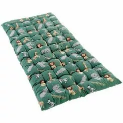 DOUCEUR D'INTÉRIEUR Matelas De Sol 60x120 Cm Léo L'explorateur Coton - Vert