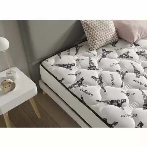 SIMPUR RELAX - Matelas Réversible 90x190 Cm La France - Épaisseur +/- 18 Cm - Mousse à Mémoire De Forme Soft 2 SIMPUR RELAX - Matelas Réversible 90x190 Cm La France - Épaisseur +/- 18 Cm - Mousse à Mémoire De Forme Soft – Image 2