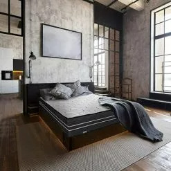 Farmarelax - Matelas Double Comfort - Hauteur 28 Cm - Mousse à Mémoire De Forme 6 Cm - Double Comfort - Orthopédique - Ergonomique - Enveloppant - Memo Biocomfort - 80x190 Cm