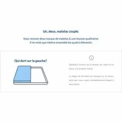 AM QUALITÄTSMATRATZEN Matelas Couple 7 Zones Premium | 140x190 Cm | Souple & Ferme | Matelas à Ressorts Ensachés (480 Ressorts/2m²) -Matelas Boutique 41187383 4