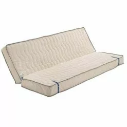 PROVENCE LITERIE Matelas Tres Ferme Pour Tous Clic Clac + Alese 130x190 X 14 Cm + Oreiller Visco Avec 4 Cm Memoire De Forme 65 Kgs/m3 - Decoupe Assise 65 Cm Hypoallergenique