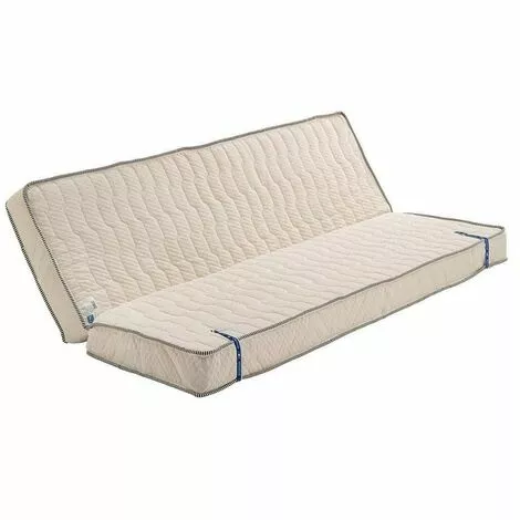 LITERIEJULIEN Matelas Ferme Pour Tous Clic Clac 130x190 X 13 Cm Avec 3 Cm Memoire De Forme 60 Kgs/m3 - Decoupe Assise 60 Cm Hypoallergenique 1 LITERIEJULIEN Matelas Ferme Pour Tous Clic Clac 130x190 X 13 Cm Avec 3 Cm Memoire De Forme 60 Kgs/m3 - Decoupe Assise 60 Cm Hypoallergenique