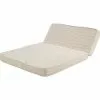 LITERIEJULIEN Matelas Ferme Pour Tous BZ + Alese 120x190 X 15 Cm Avec 3 Cm Memoire De Forme 60 Kgs/m3 + Mousse Haute Densite 34 Kg/m3 - Dim Assise 60 Cm