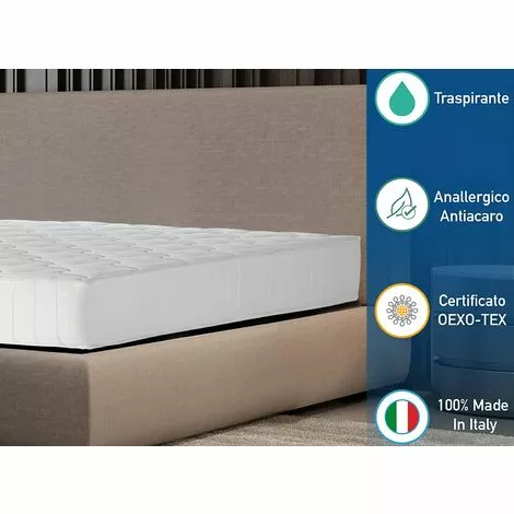 Farmarelax - Matelas En Mousse De Mémoire Adaptatif - Double Confort - H20 Cm - Expédié Sous Vide - 80x190 Cm 3 Farmarelax - Matelas En Mousse De Mémoire Adaptatif - Double Confort - H20 Cm - Expédié Sous Vide - 80x190 Cm – Image 3