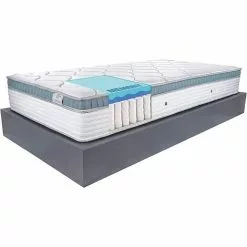 Farmarelax - Matelas Ressorts Ensachés Et Memory Massage Adaptatif - H26 - Double Confort - 80x190 Cm