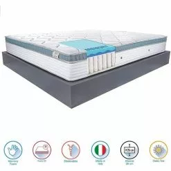 Farmarelax - Matelas Ressorts Ensachés Et Memory Massage Adaptatif - H26 - Double Confort - 80x190 Cm 8 Farmarelax - Matelas Ressorts Ensachés Et Memory Massage Adaptatif - H26 - Double Confort - 80x190 Cm -Matelas Boutique 42185246 4