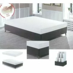 ARGONAUTA ITALIA Matelas Double Avec Housse Déhoussable à Mémoire 160x190xh.21 Cm