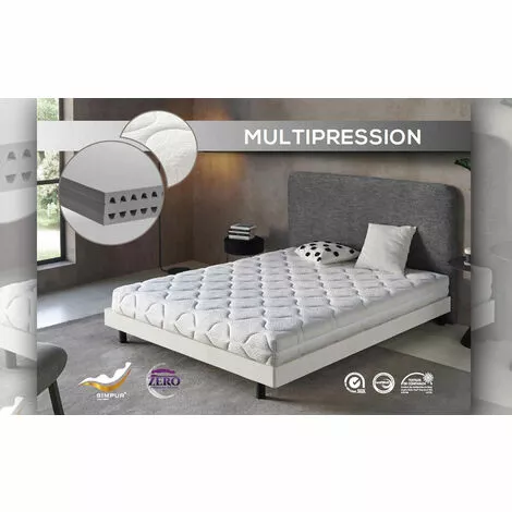 Matelas SIMPUR MULTIPRESSION 120x200cm | Orthopédique | Matelas En Mousse Confort | 18cm D'Epaisseur | Housse Amovible | ZÉRO PRESSION DREAM® 1 Matelas SIMPUR MULTIPRESSION 120x200cm | Orthopédique | Matelas En Mousse Confort | 18cm D'Epaisseur | Housse Amovible | ZÉRO PRESSION DREAM®