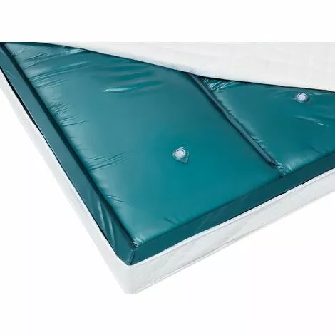 BELIANI Matelas à Eau En Plastique Bleu - Bleu 2 BELIANI Matelas à Eau En Plastique Bleu - Bleu – Image 2