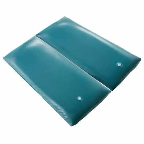 BELIANI Matelas à Eau En Plastique Bleu - Bleu 3 BELIANI Matelas à Eau En Plastique Bleu - Bleu – Image 3
