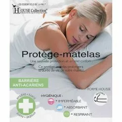 KINGOFDREAMS Matelas Tissu Ignifugé Non Feu 80x200 X 10 Cm + Alèse + Oreiller Visco - Très Ferme - Noyau Poli Lattex HR Dernière Génération Indéformable - Très Respirant -Matelas Boutique 50133489 3