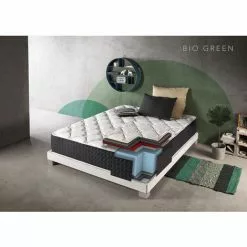 SIMPUR RELAX| Matelas 90x190 Bio Green - Mousse á Memoire De Forme Bio Pur® - épaisseur 30 Cm - Hypoallergénique - Anatomique - Certifié Oeko-tex® -Matelas Boutique 50678756 5