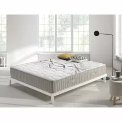 SIMPUR RELAX | Matelas 90x190 Visco Spring - Ressorts Ensachés Et Mousse Hr Haute Densité - Epaisseur 26 Cm - 11 Zones De Confort - Système Multicouche