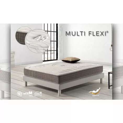 SIMPUR RELAX | Matelas 140x190 Multi Flexi Ressorts Ensachés| Ressorts Et Mousse à Memoire De Forme | 25 Cm D'epaisseur 5 SIMPUR RELAX | Matelas 140x190 Multi Flexi Ressorts Ensachés| Ressorts Et Mousse à Memoire De Forme | 25 Cm D'epaisseur – Image 5