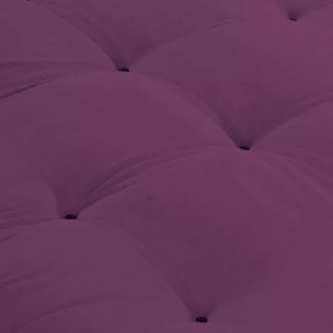 TERRE DE NUIT Matelas Futon Aubergine Coeur En Latex 160x200 - Violet 3 TERRE DE NUIT Matelas Futon Aubergine Coeur En Latex 160x200 - Violet – Image 3
